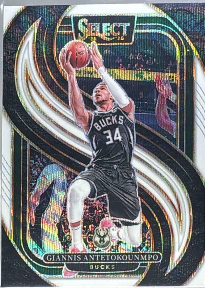 Giannis Antetokounmpo [White Wave Prizm] #137