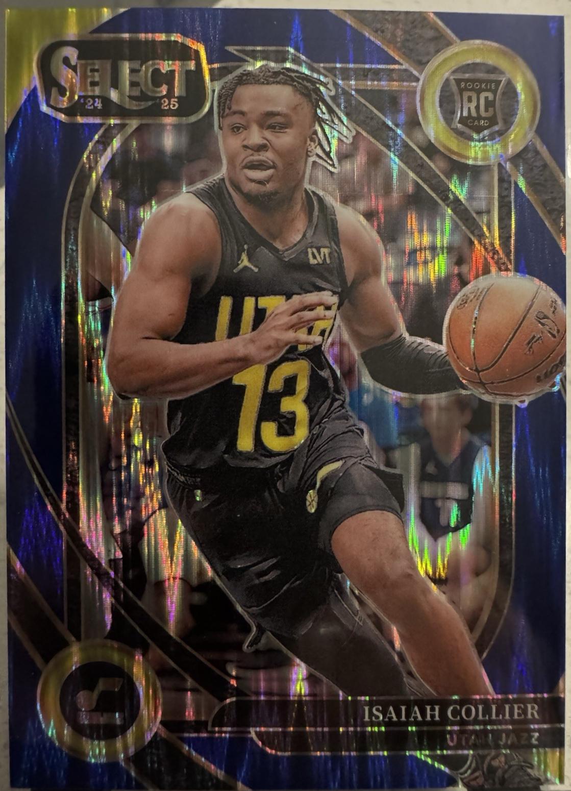 Isaiah Collier [Blue Flash Prizm] #279