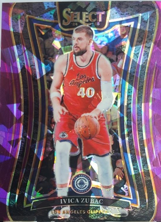 Ivica Zubac [Purple Cracked Ice Prizm] #349