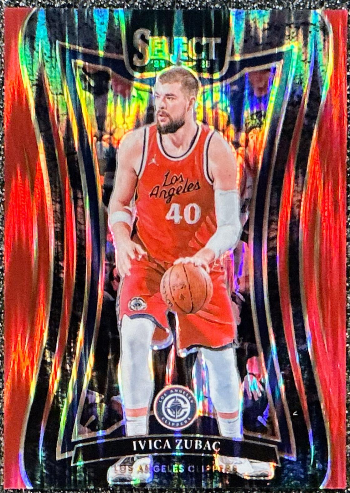 Ivica Zubac [Red Flash Prizm] #349