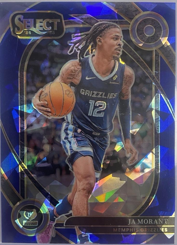 Ja Morant [Blue Cracked Ice Prizm] #257