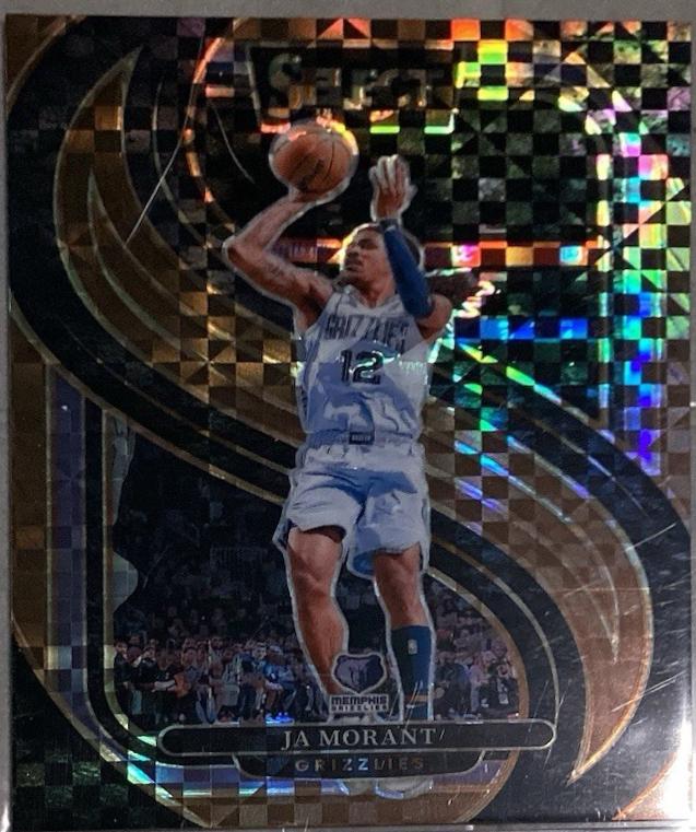 Ja Morant [Bronze Checker Prizm] #107
