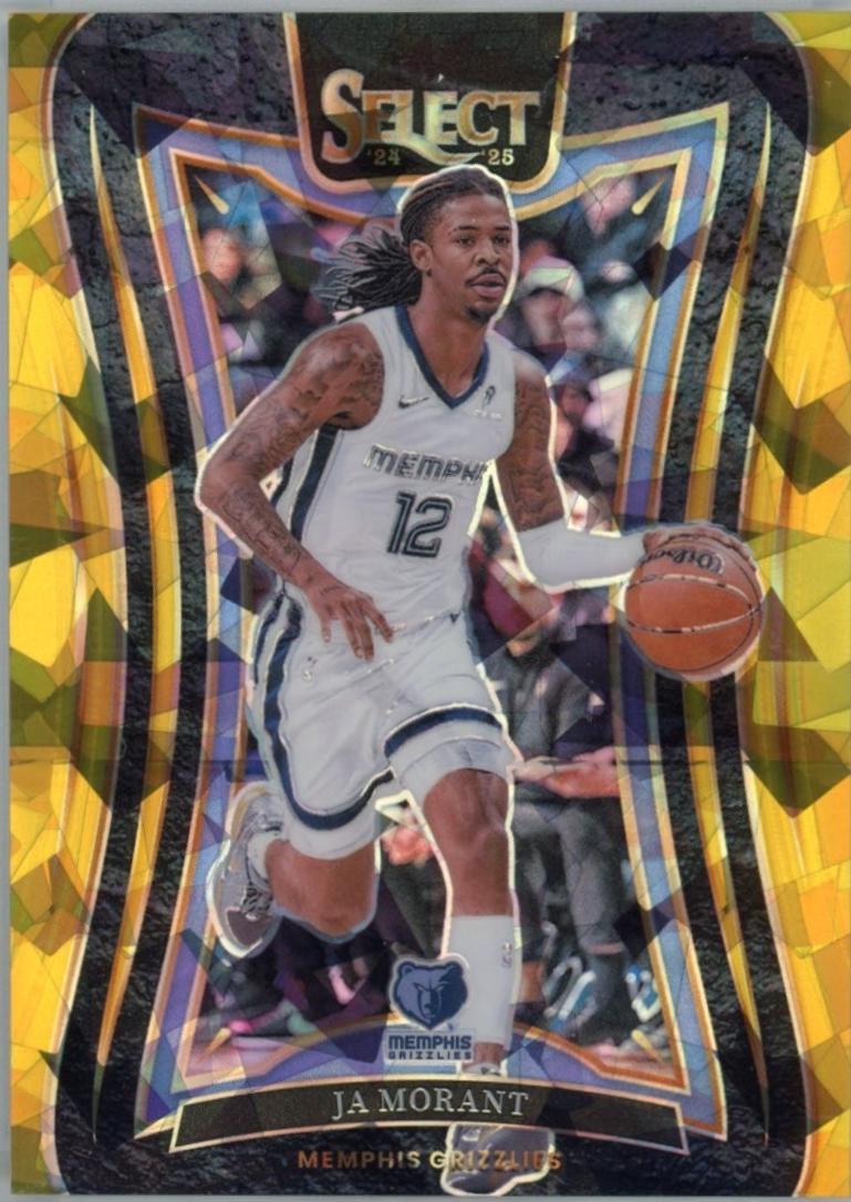 Ja Morant [Gold Cracked Ice Prizm] #354
