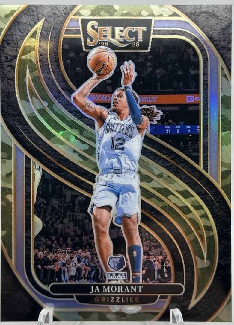 Ja Morant [Green Camo Prizm] #107