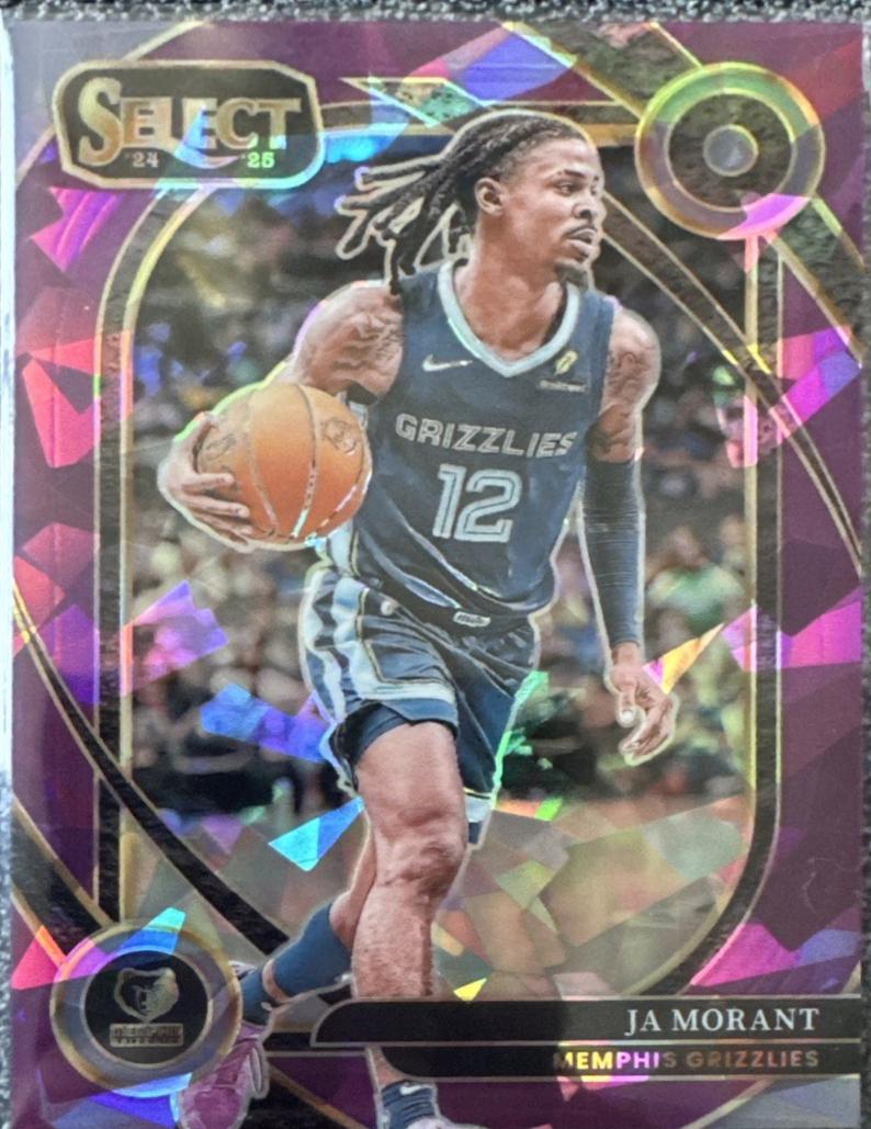 Ja Morant [Purple Cracked Ice Prizm] #257