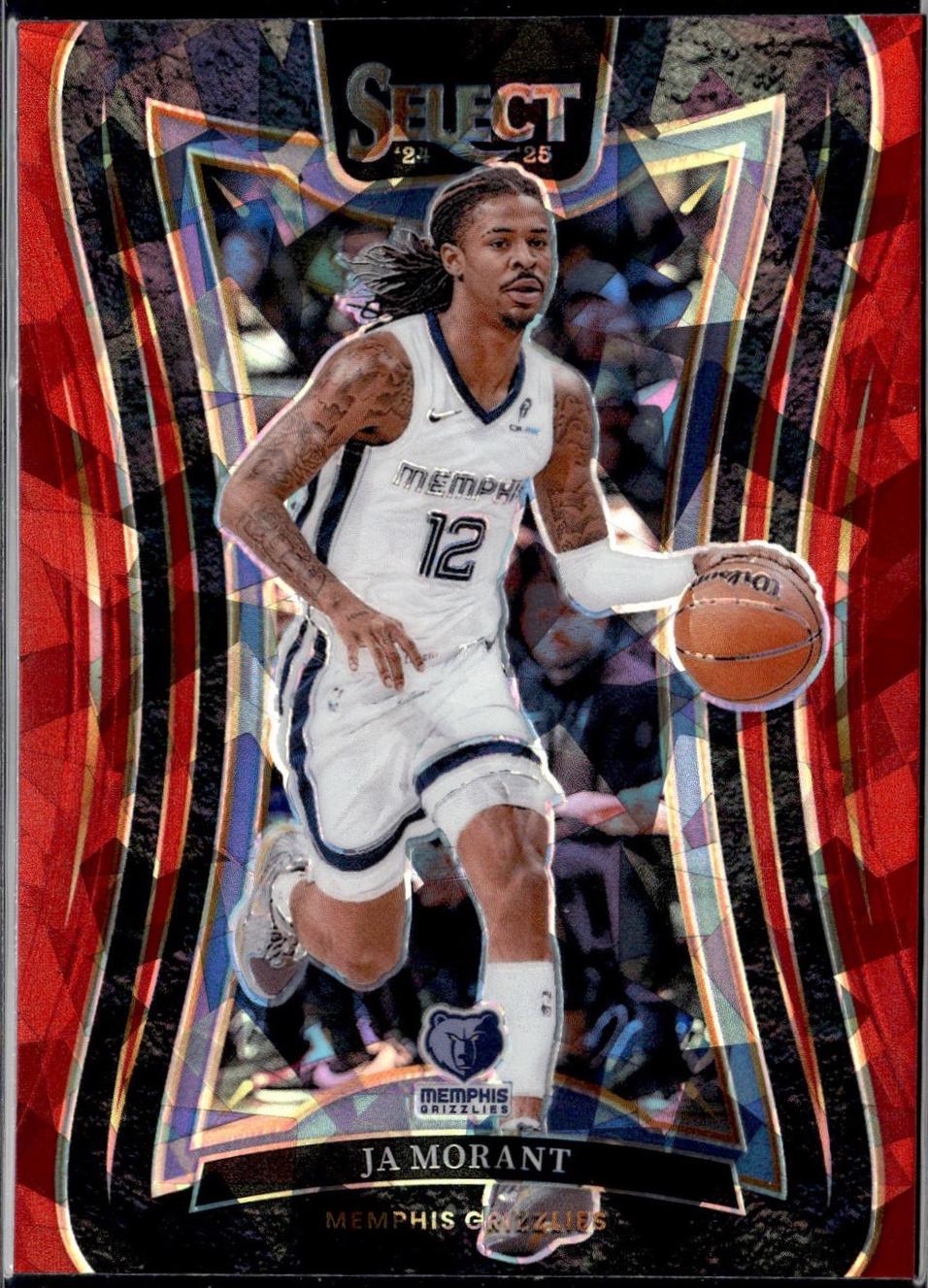 Ja Morant [Red Cracked Ice Prizm] #354