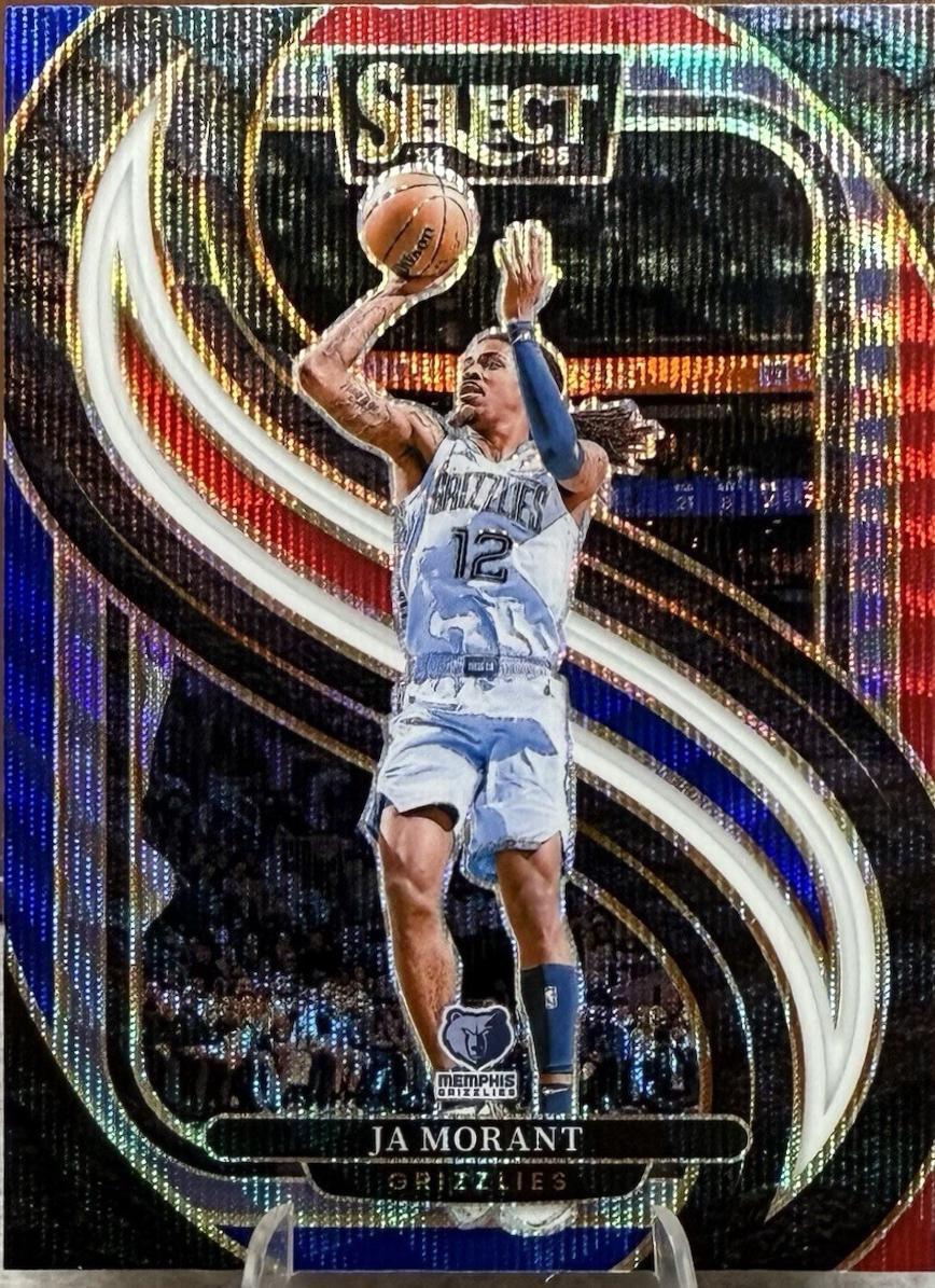 Ja Morant [Tri-Color Prizm] #107