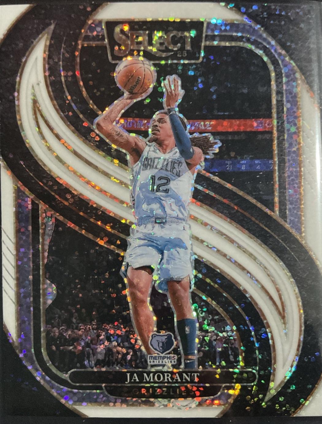 Ja Morant [White Sparkle Prizm] #107