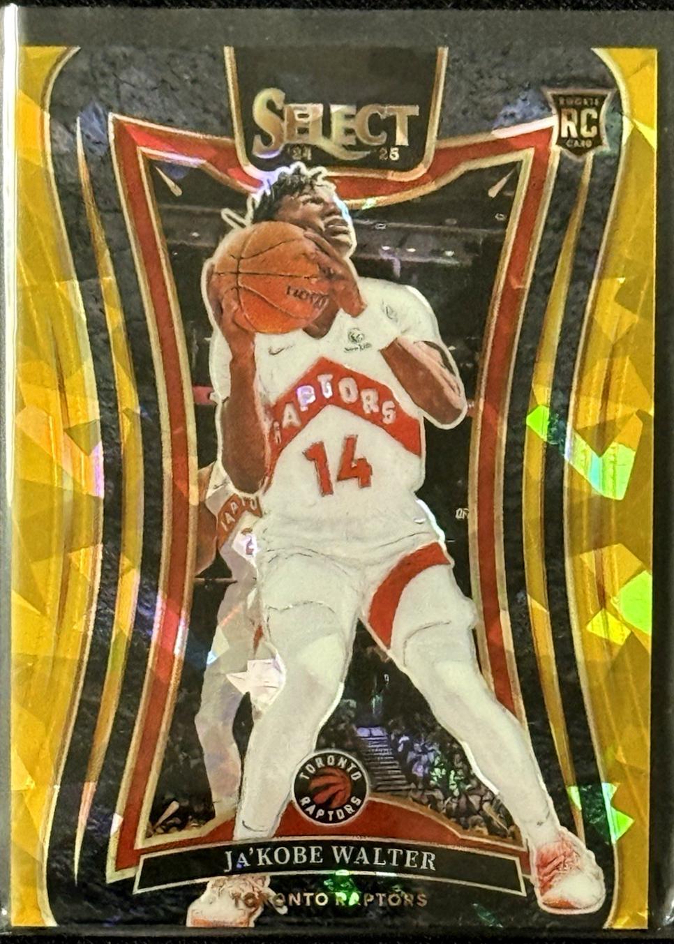Ja'Kobe Walter [Gold Cracked Ice Prizm] #385