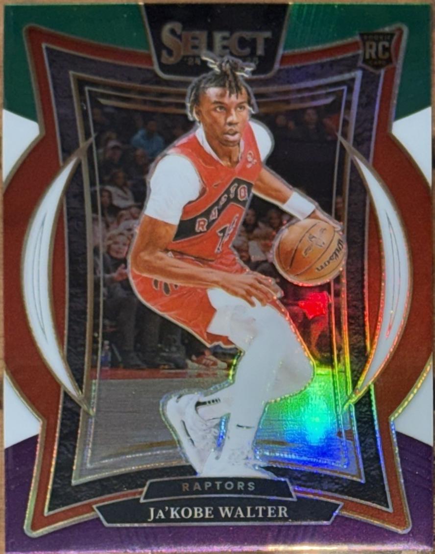 Ja'Kobe Walter [Green White Purple Prizm] #96