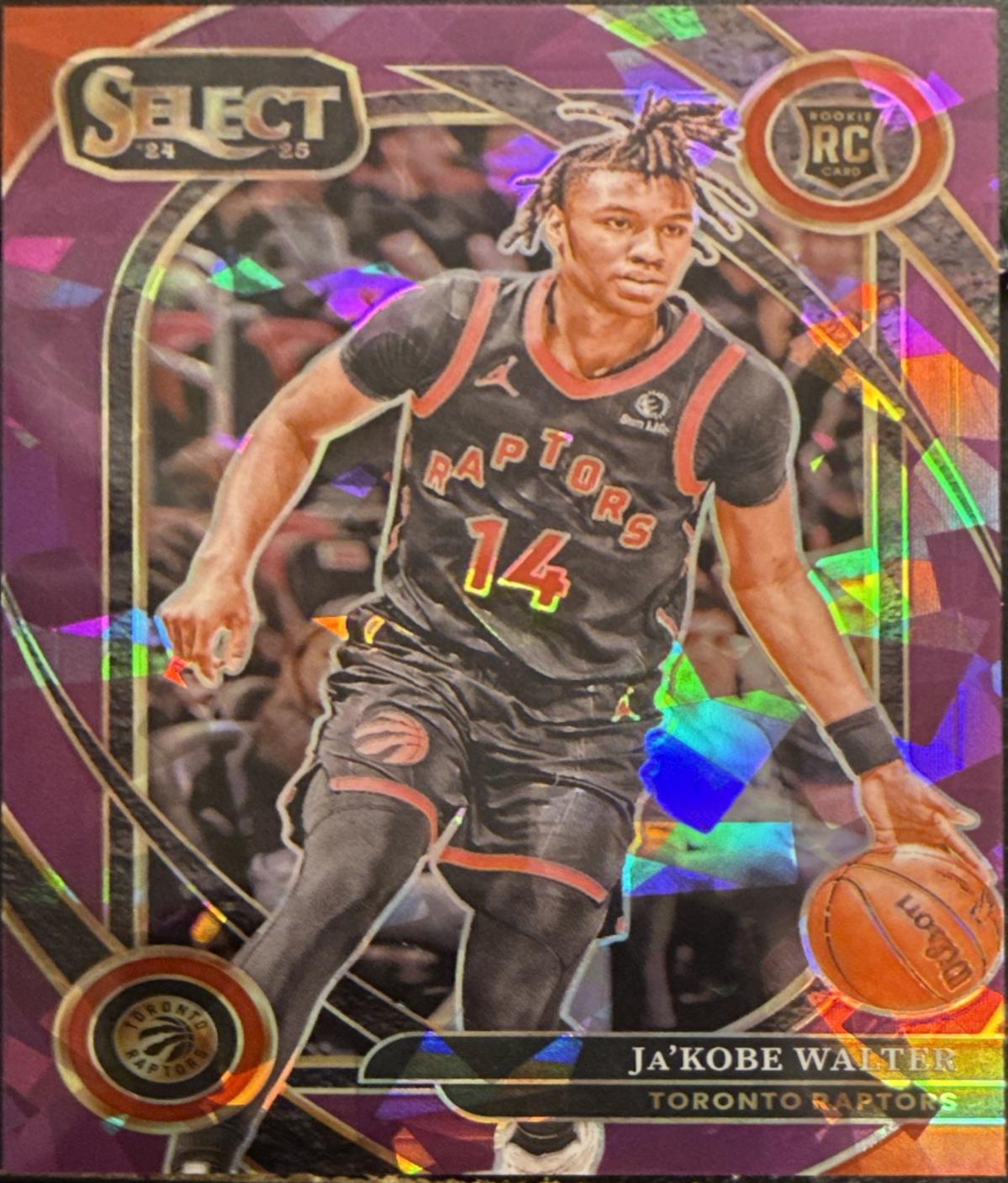 Ja'Kobe Walter [Purple Cracked Ice Prizm] #298