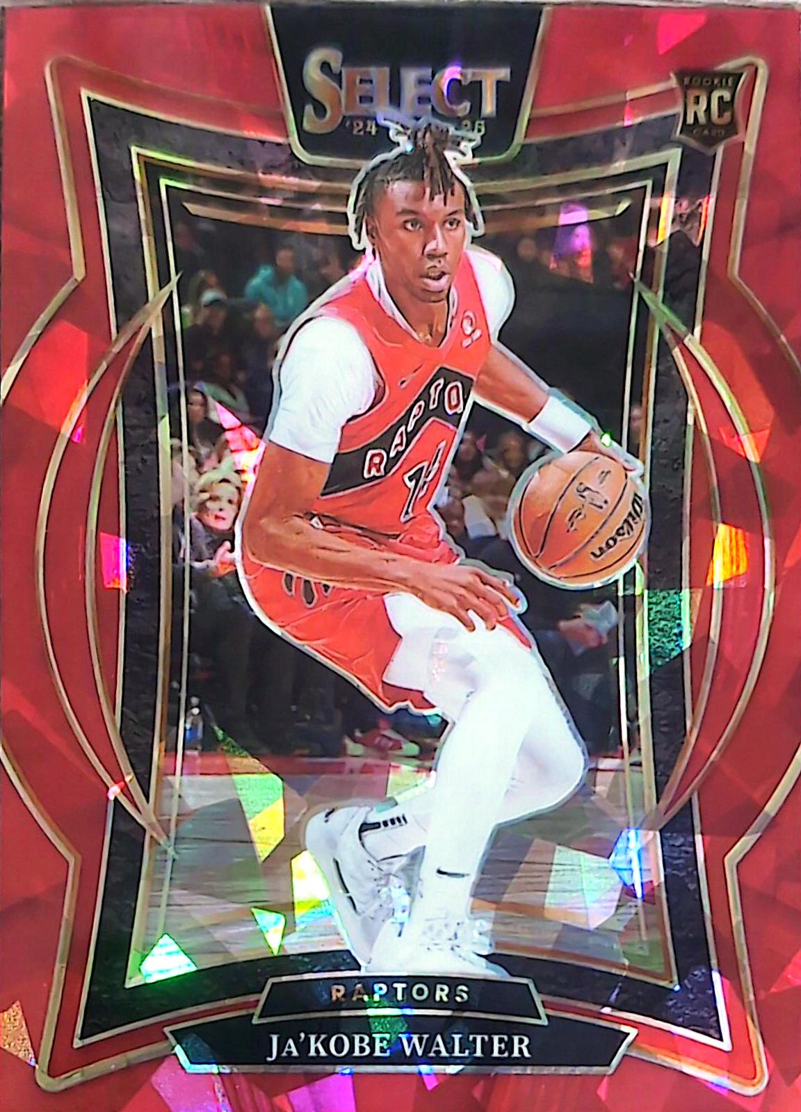 Ja'Kobe Walter [Red Cracked Ice Prizm] #96