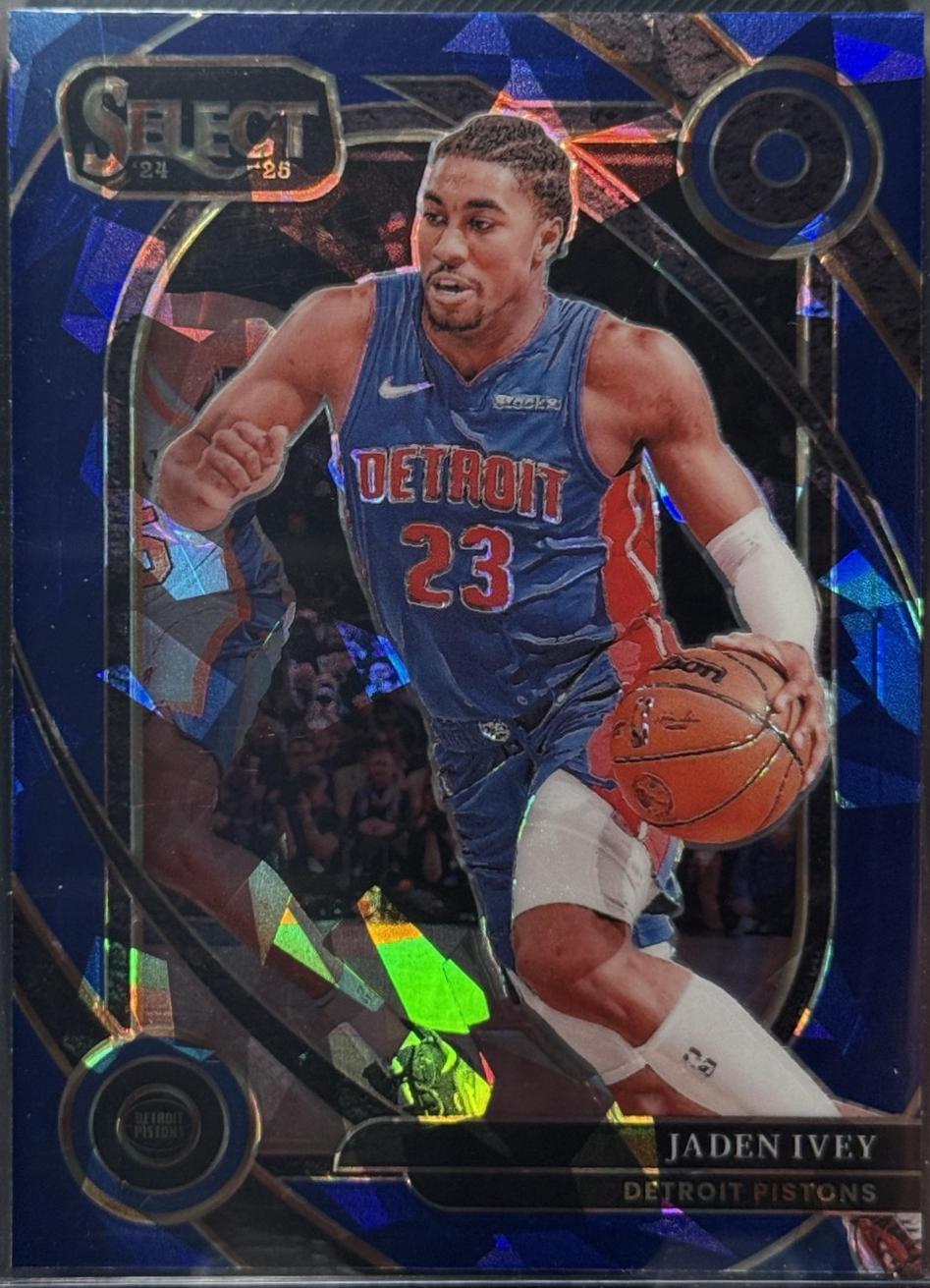 Jaden Ivey [Blue Cracked Ice Prizm] #250
