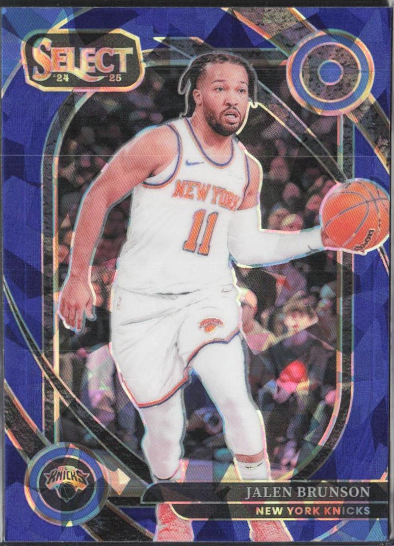 Jalen Brunson [Blue Cracked Ice Prizm] #228