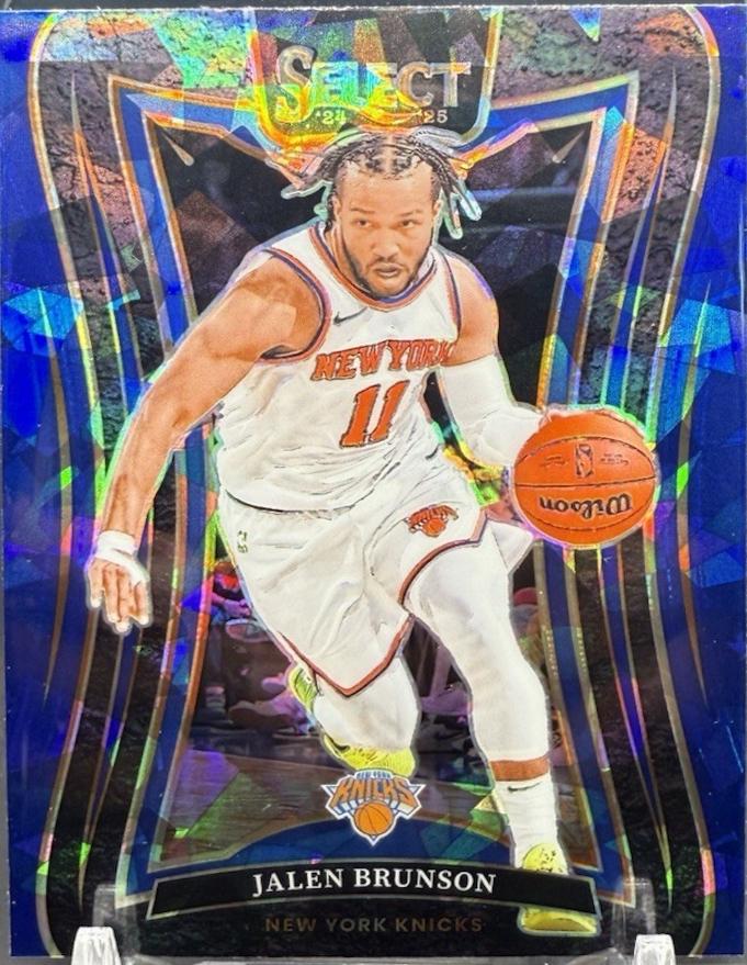 Jalen Brunson [Blue Cracked Ice Prizm] #332