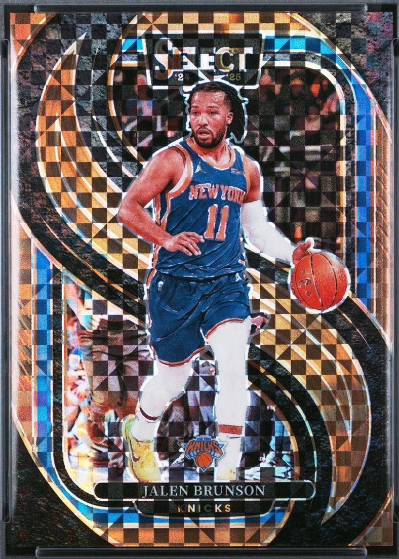 Jalen Brunson [Bronze Checker Prizm] #151
