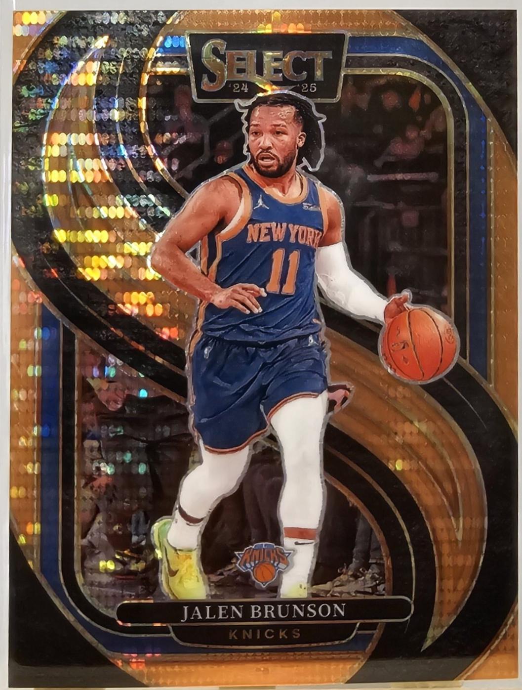Jalen Brunson [Neon Orange Pulsar Prizm] #151