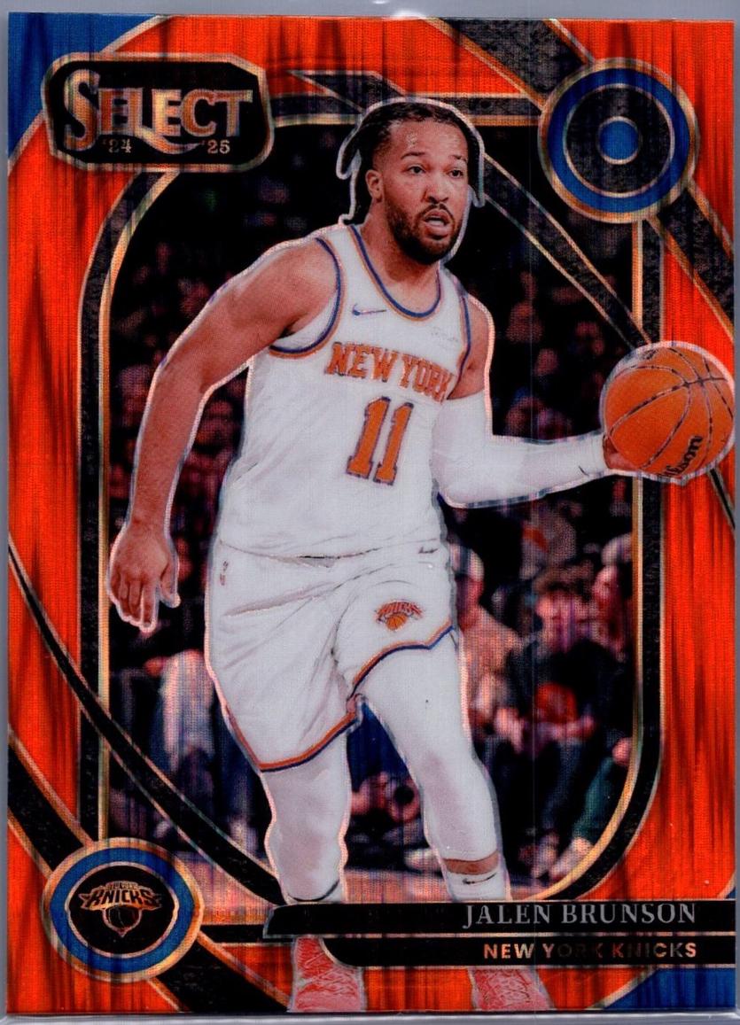 Jalen Brunson [Orange Flash Prizm] #228