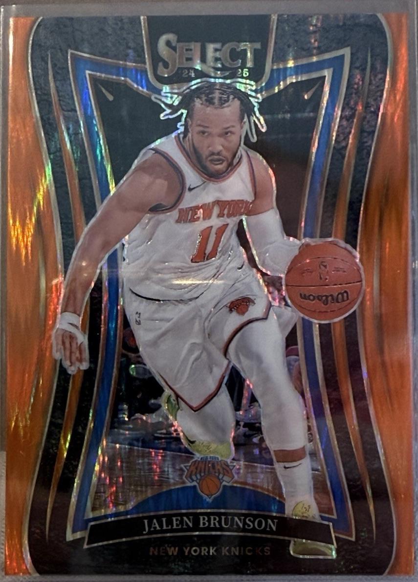 Jalen Brunson [Orange Flash Prizm] #332