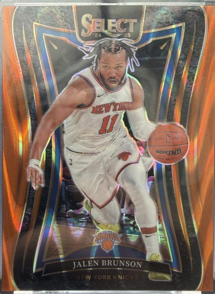 Jalen Brunson [Orange Tectonic Prizm] #332