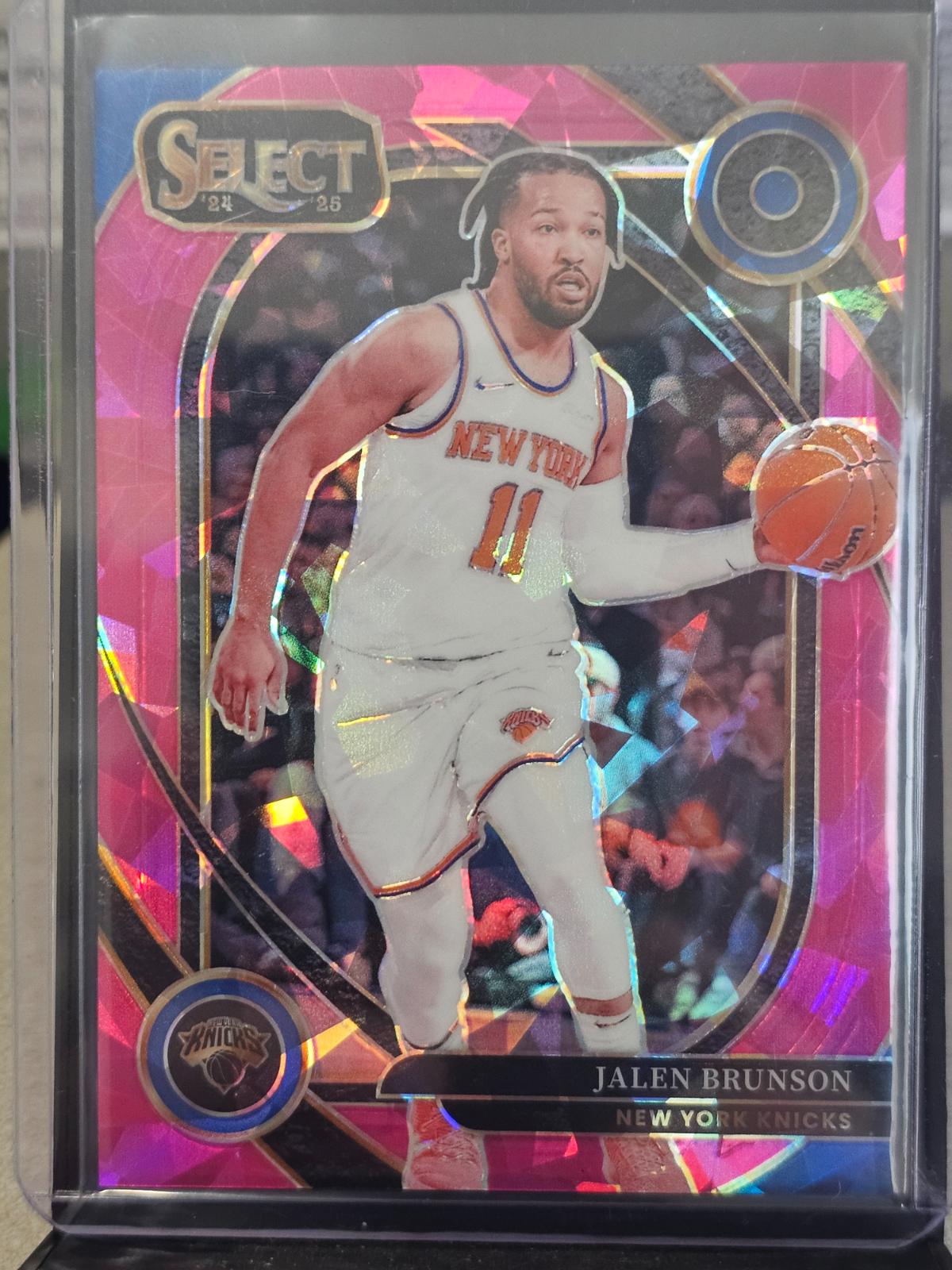 Jalen Brunson [Pink Cracked Ice Prizm] #228