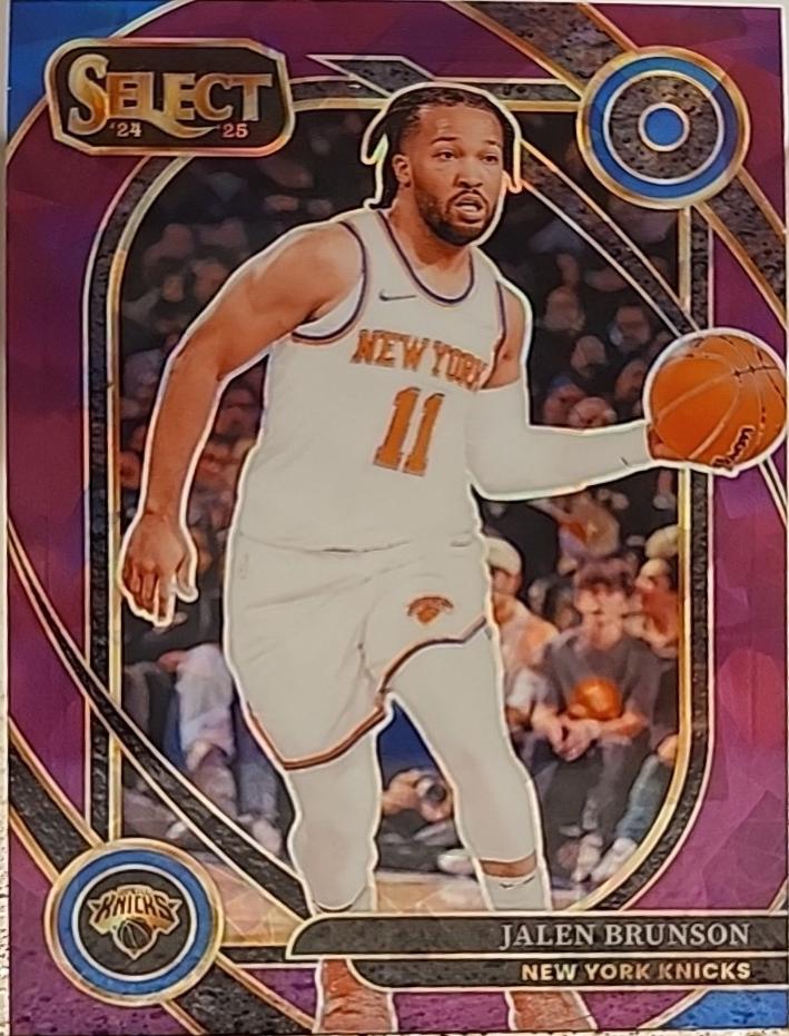 Jalen Brunson [Purple Cracked Ice Prizm] #228