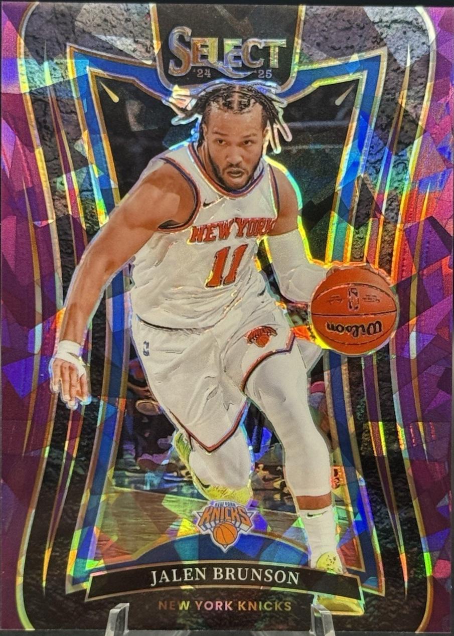 Jalen Brunson [Purple Cracked Ice Prizm] #332