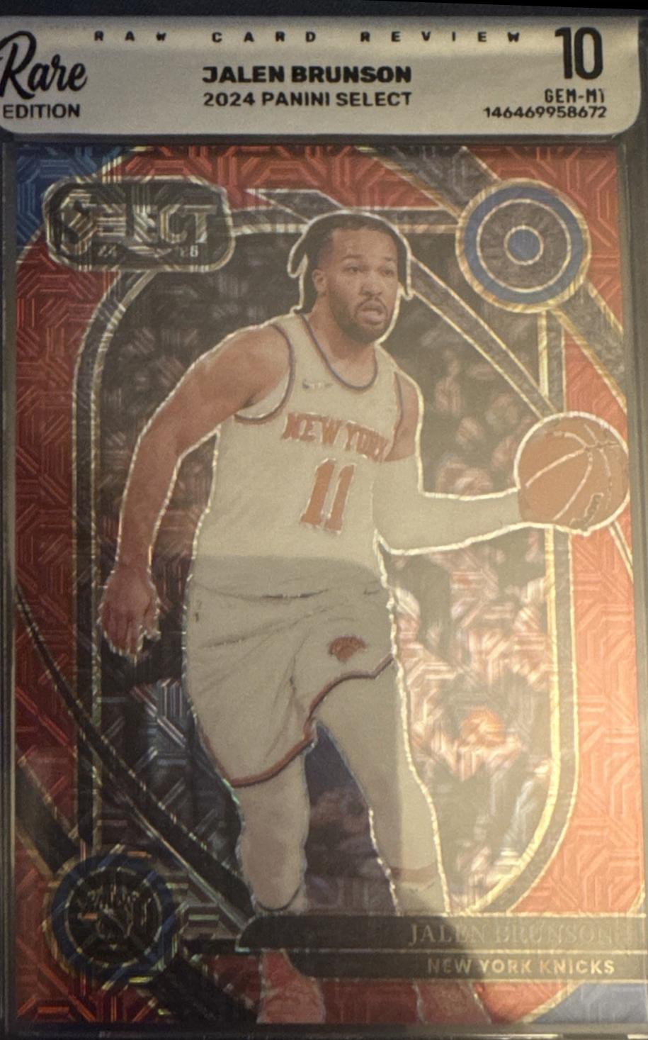 Jalen Brunson [Red Mojo Prizm] #228