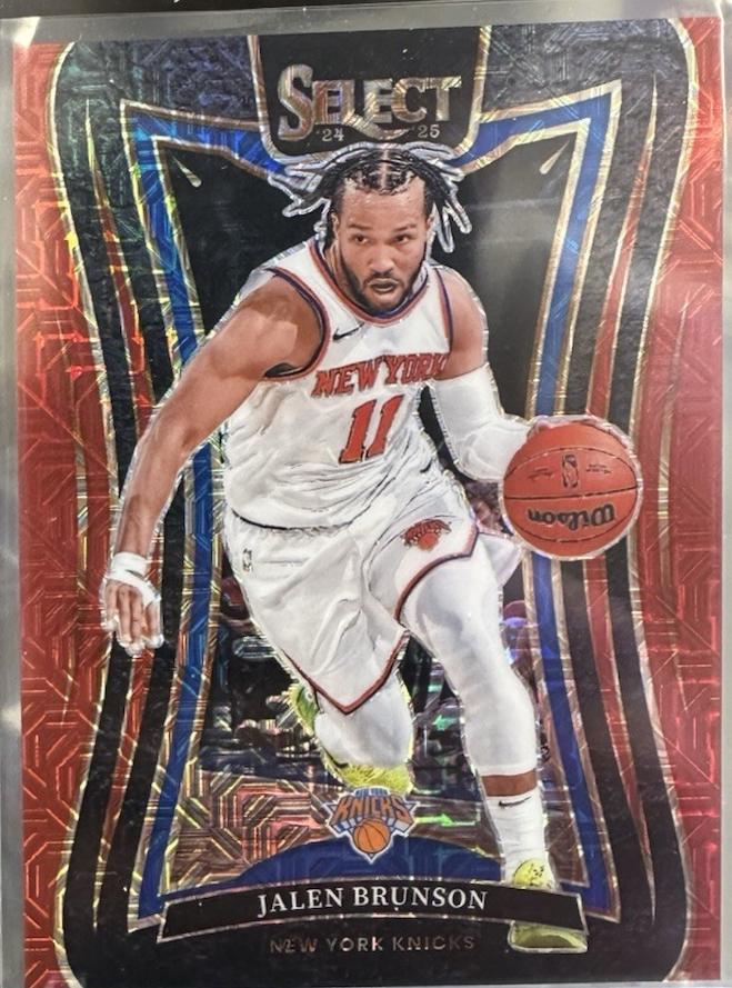 Jalen Brunson [Red Mojo Prizm] #332
