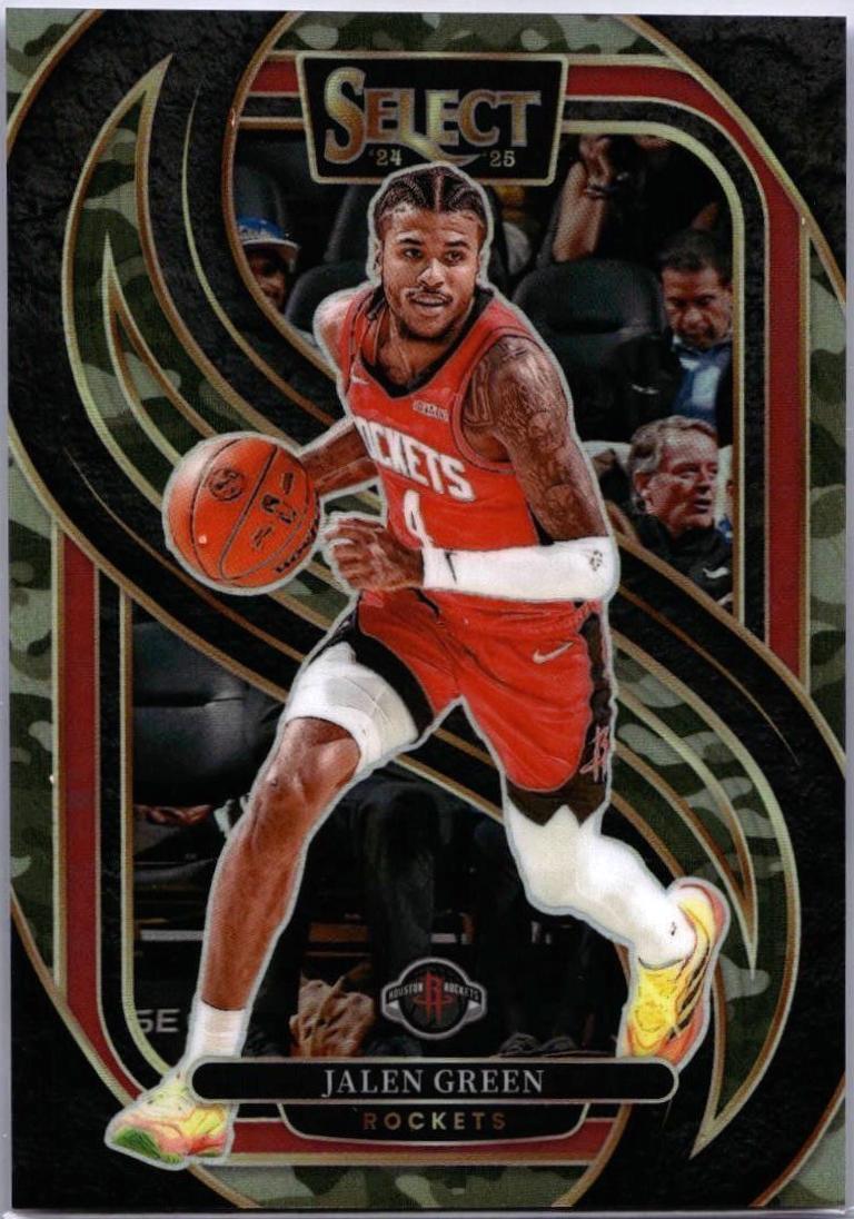Jalen Green [Green Camo Prizm] #116