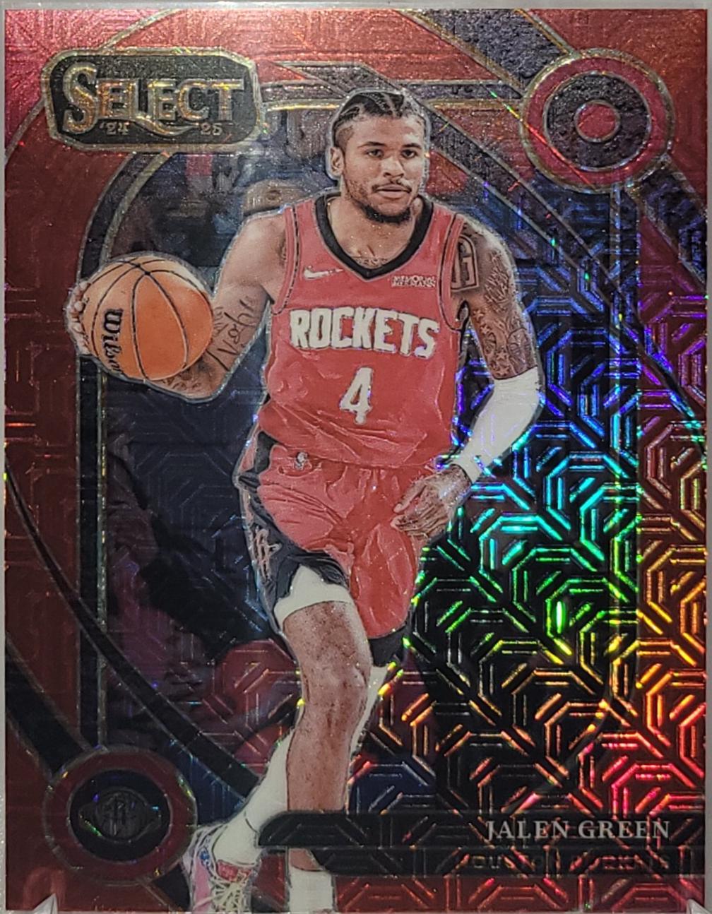 Jalen Green [Red Mojo Prizm] #251