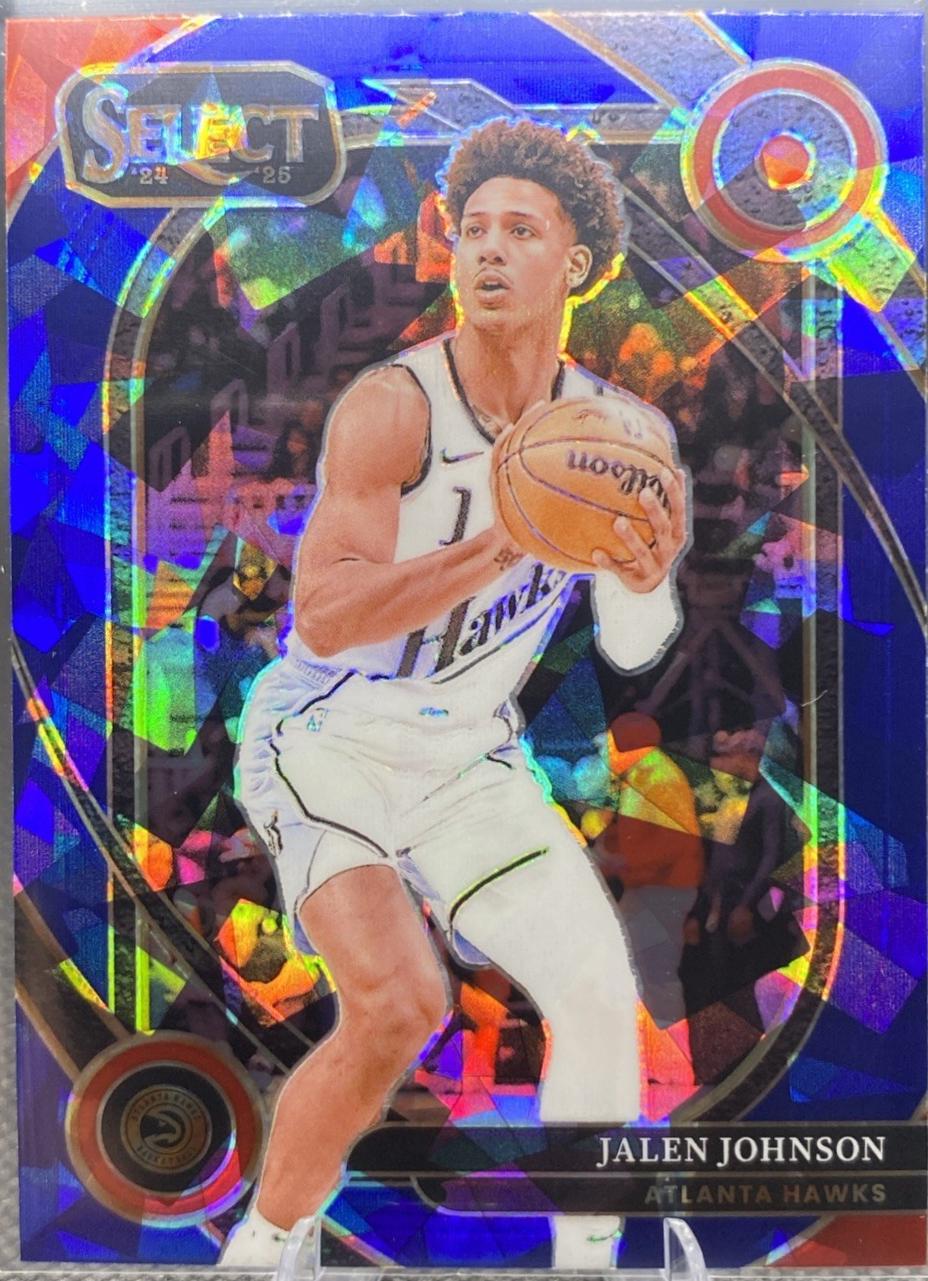Jalen Johnson [Blue Cracked Ice Prizm] #247