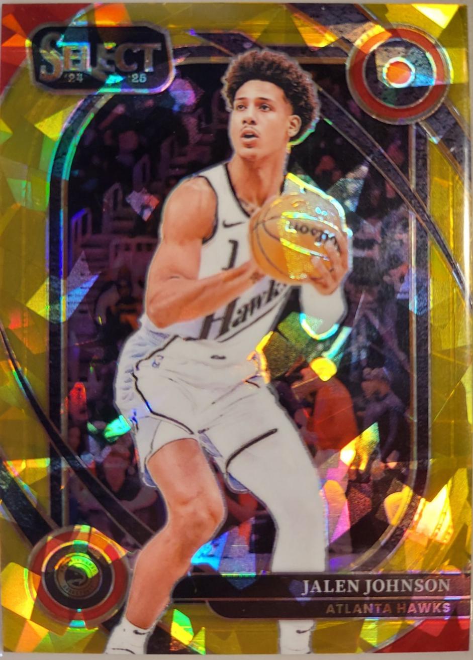 Jalen Johnson [Gold Cracked ice Prizm] #247