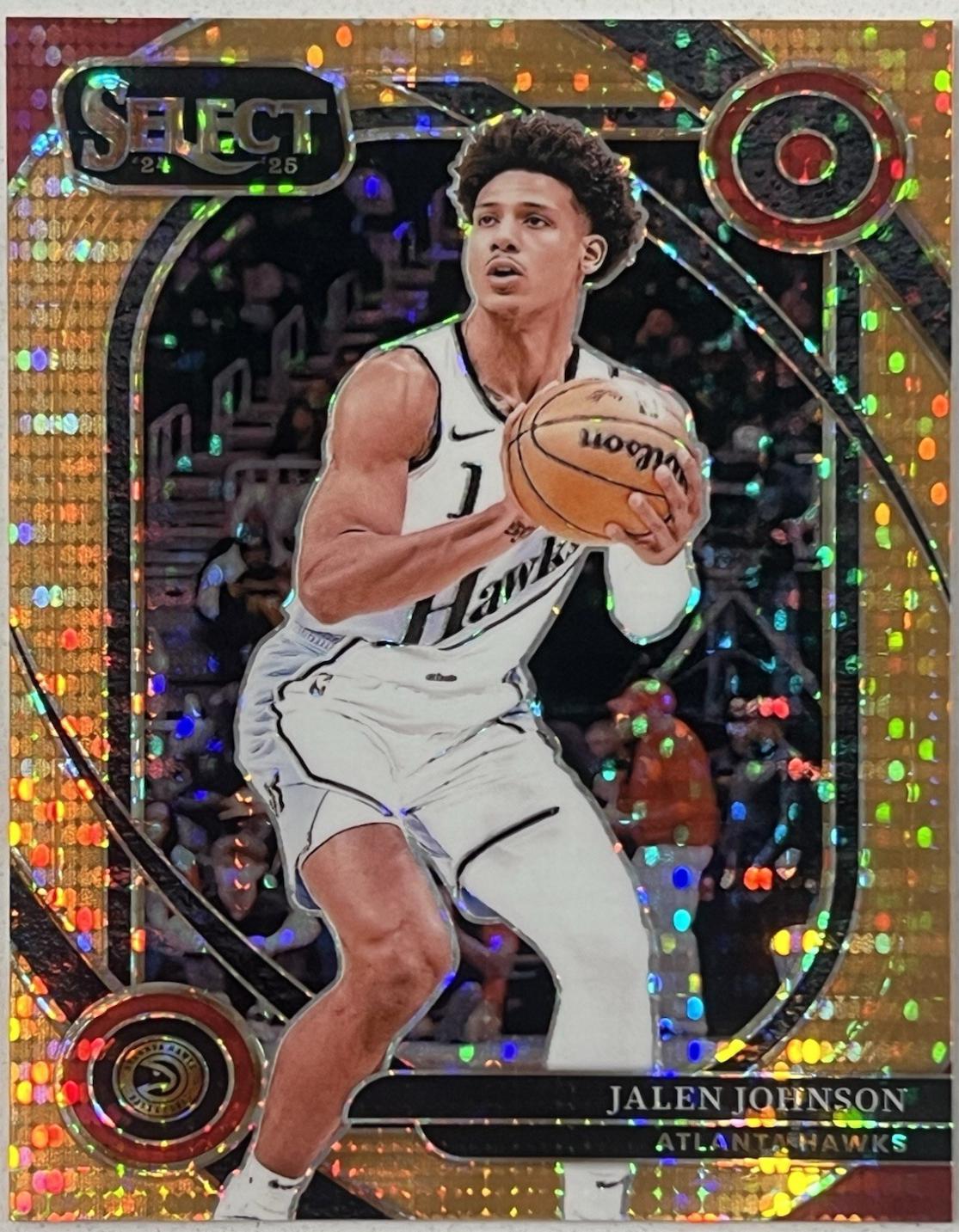 Jalen Johnson [Neon Orange Pulsar Prizm] #247