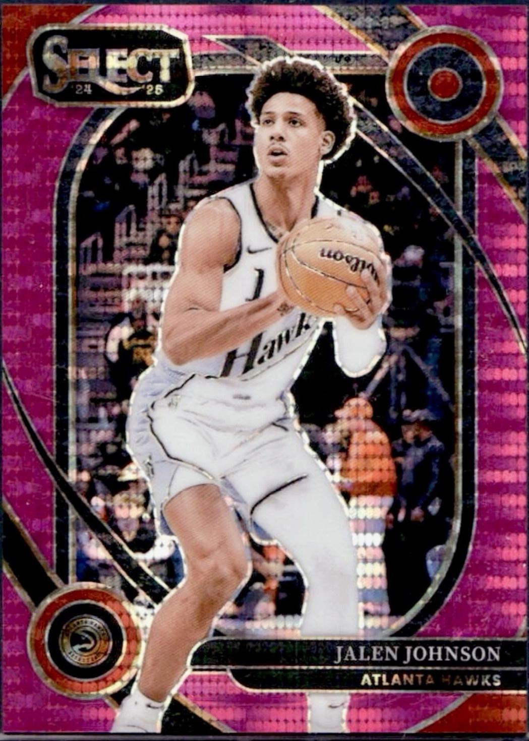 Jalen Johnson [Neon Purple Pulsar Prizm] #247