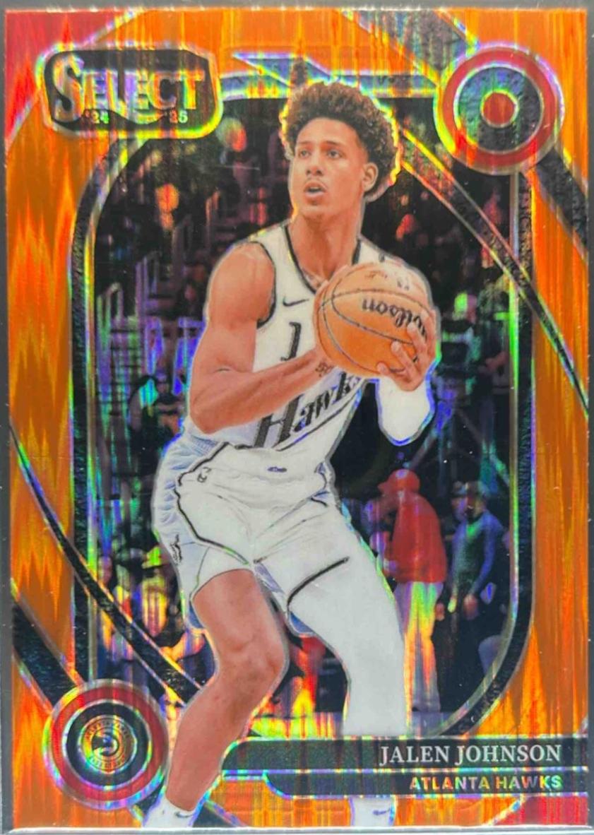 Jalen Johnson [Orange Flash Prizm] #247