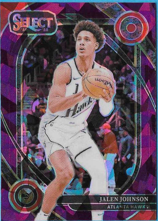 Jalen Johnson [Purple Cracked Ice Prizm] #247