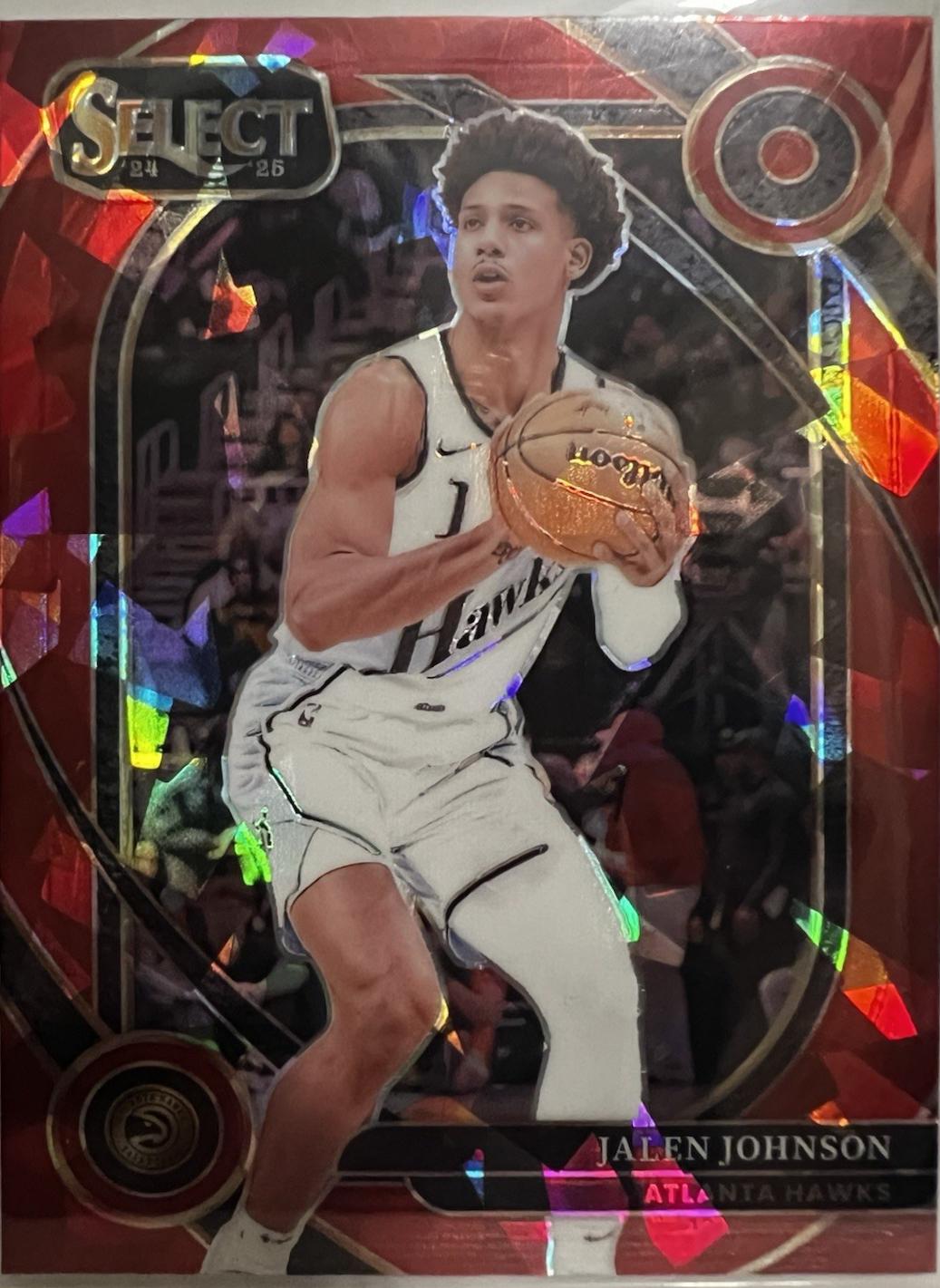 Jalen Johnson [Red Cracked Ice Prizm] #247
