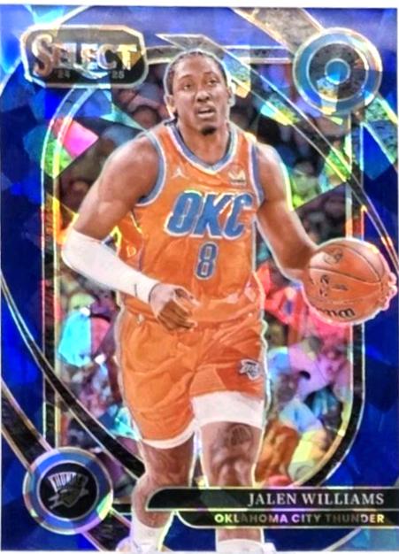 Jalen Williams [Blue Cracked Ice Prizm] #201
