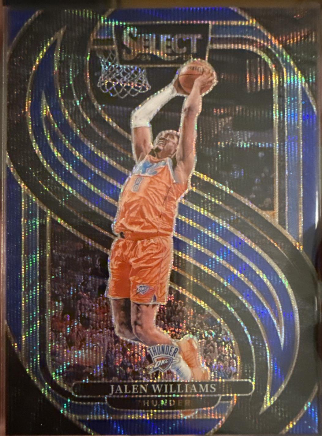 Jalen Williams [Blue Wave Prizm] #124