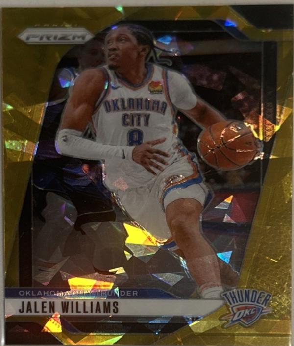 Jalen Williams [Gold Cracked Ice Prizm] #312