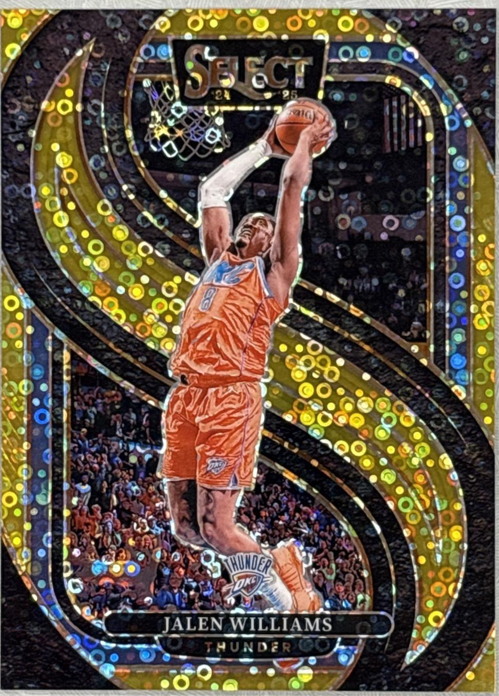 Jalen Williams [Gold Disco Prizm] #124