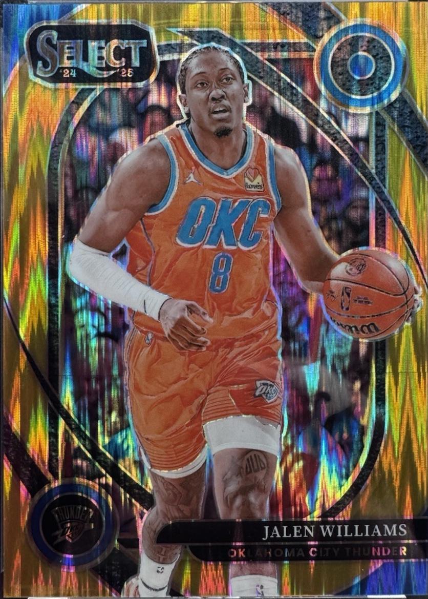 Jalen Williams [Gold Flash Prizm] #201