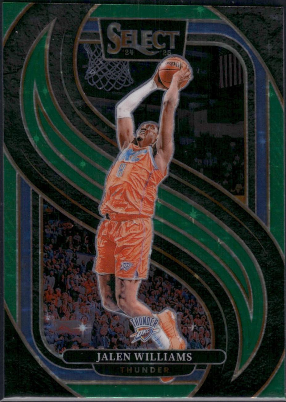 Jalen Williams [Green Stars Prizm] #124