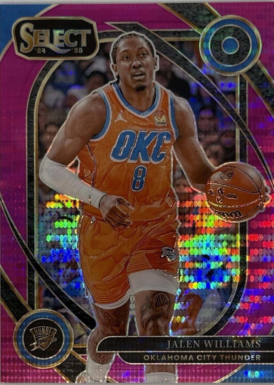 Jalen Williams [Neon Purple Pulsar Prizm] #201