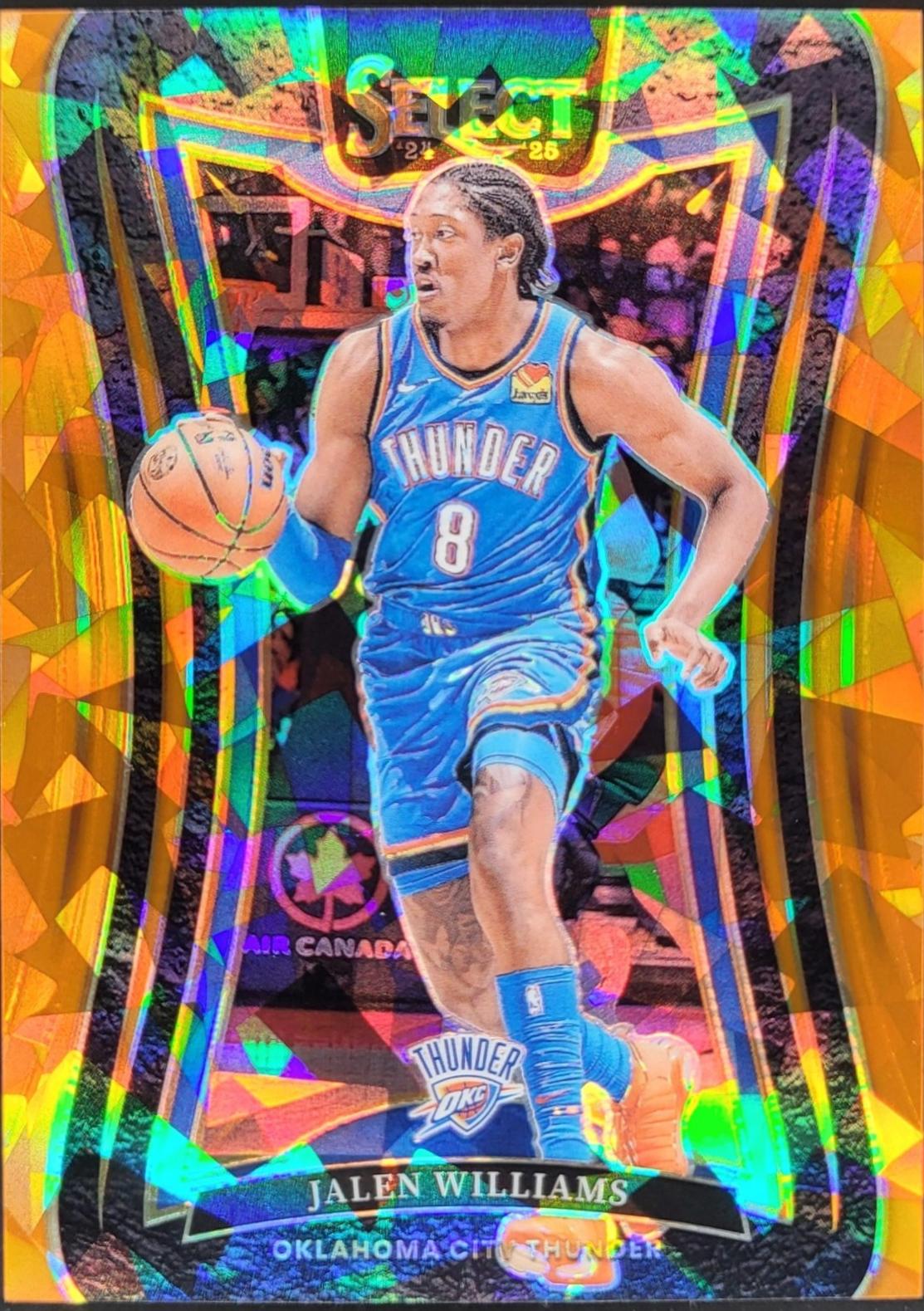 Jalen Williams [Orange Cracked Ice Prizm] #312