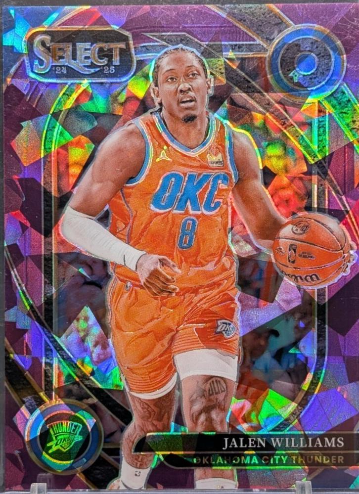 Jalen Williams [Purple Cracked Ice Prizm] #201