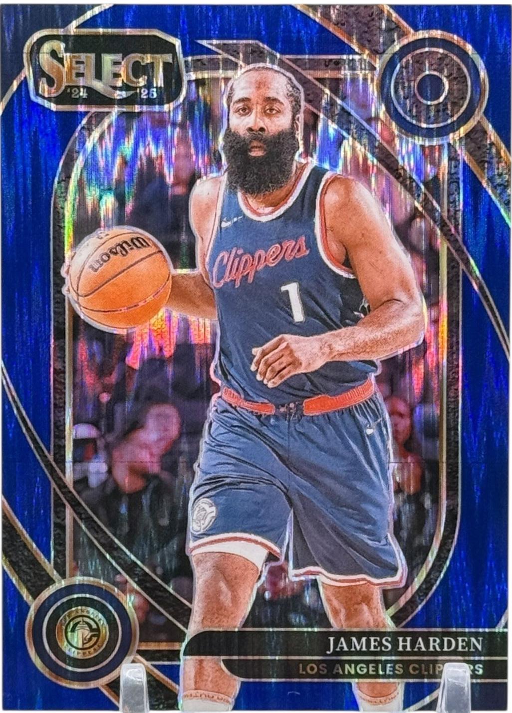 James Harden [Blue Flash Prizm] #202