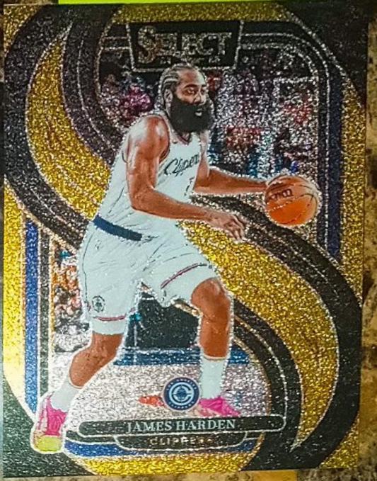 James Harden [Gold Glitter Prizm] #103