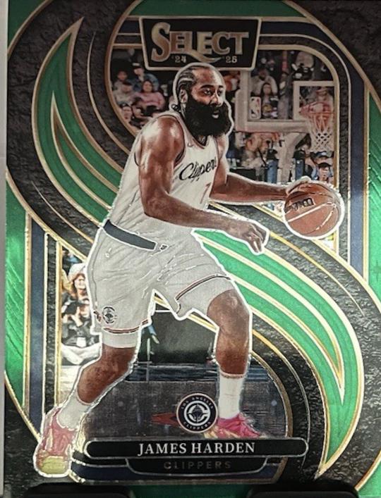 James Harden [Green Stars Prizm] #103